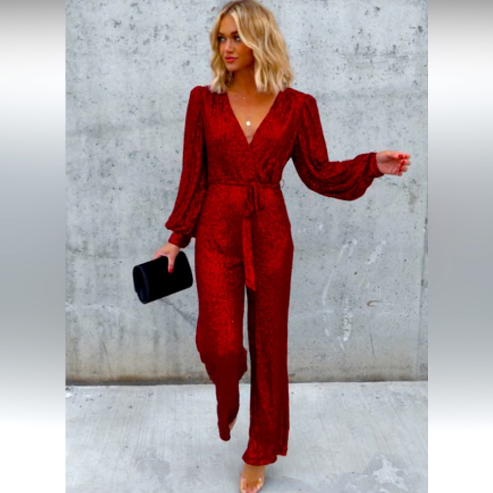Front tie jumpsuit